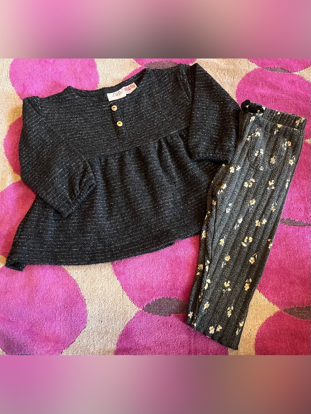 Zara Infant Sweater Knit Outfit Set